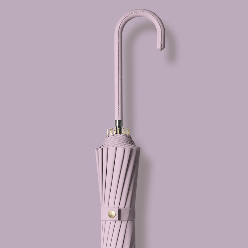 Durable windproof umbrella for women, automatic open, provides reliable protection from rain & wind.