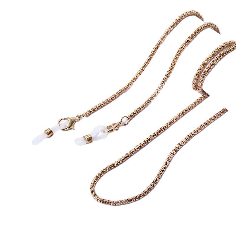 Stylish women's red and blue beaded necklace with crystal pendants for elegant fashion.