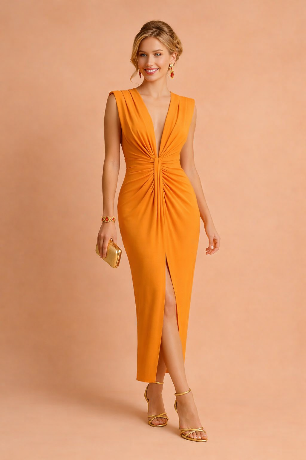 Elegant women's cocktail dress for special occasions. Flattering fit, perfect for evening parties & formal wear.