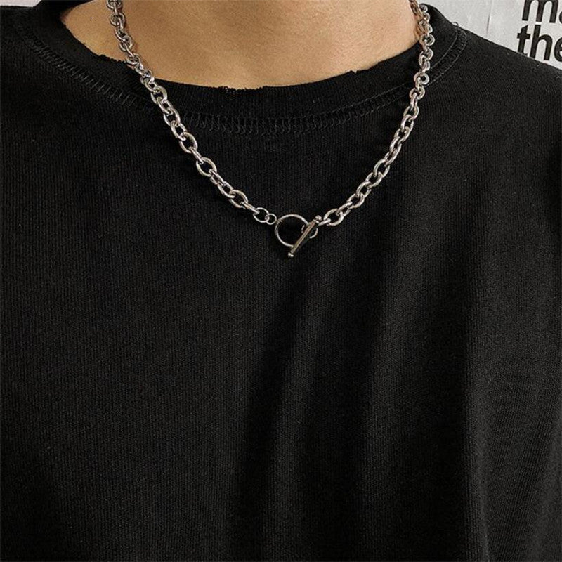 Elegant women's contemporary gold-tone chain necklace, a versatile fashion accessory perfect for her.
