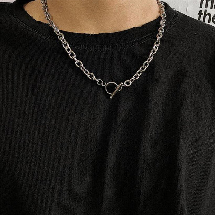Elegant women's contemporary gold-tone chain necklace, a versatile fashion accessory perfect for her.