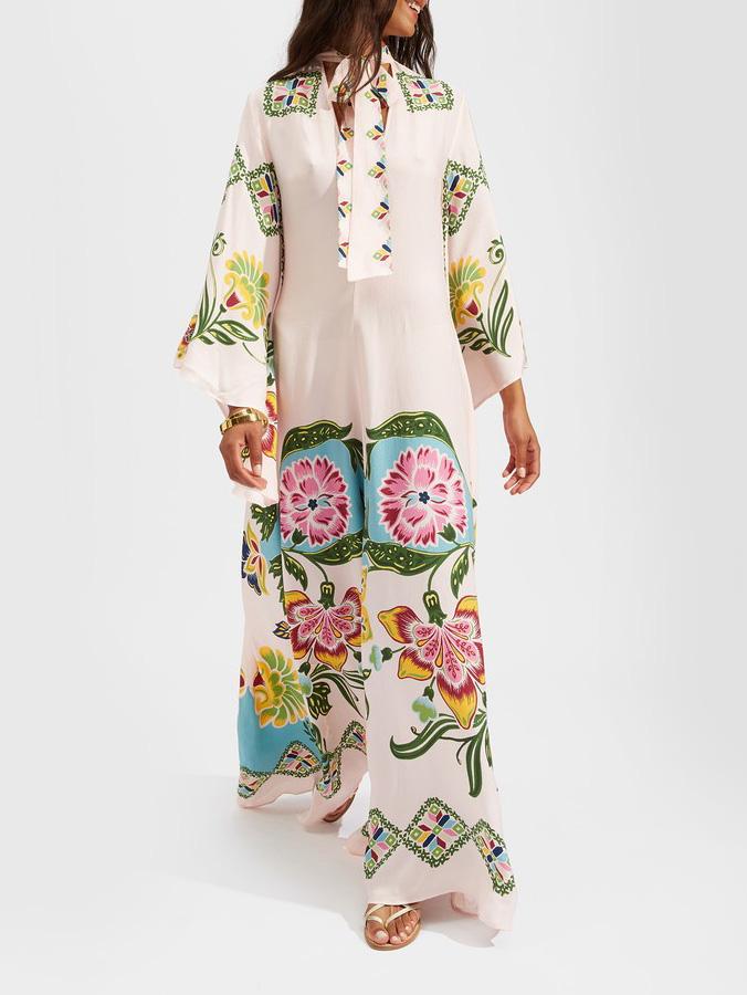 Women's elegant floral long sleeve maxi dress, ideal for parties, special events, and occasion wear.