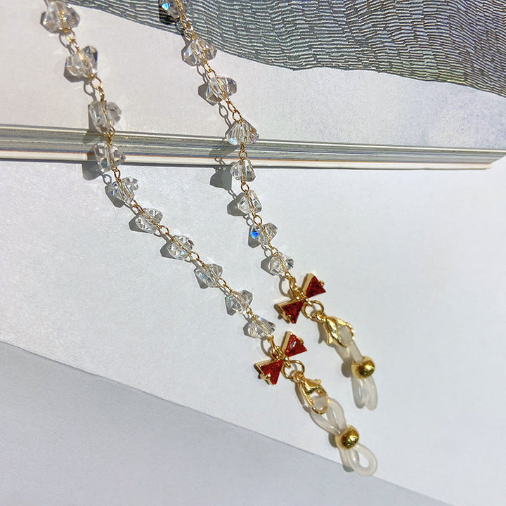 Women's elegant crystal pendant necklace, a sparkling fashion jewelry accessory for sophisticated style and charm.