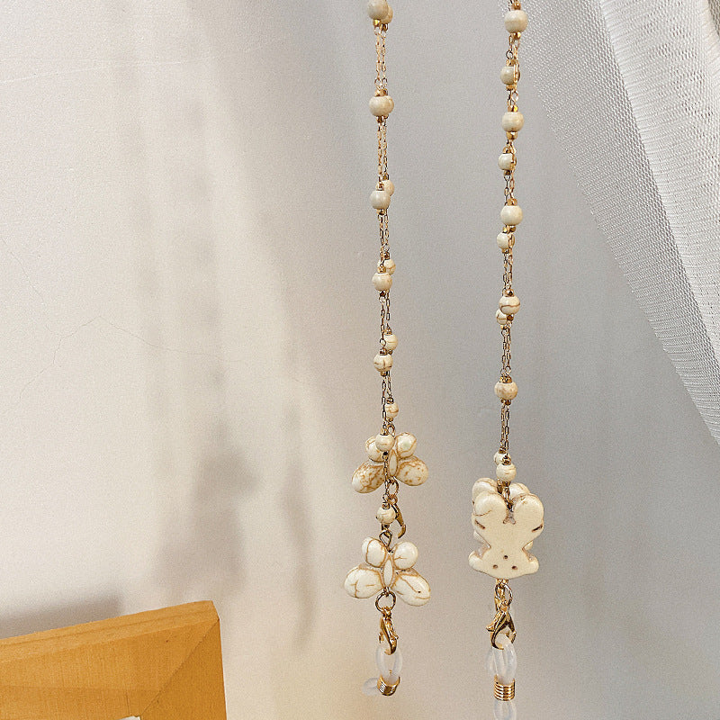 Stylish women's diffuser bead drop earrings. Elegant and functional fashion accessory for aromatherapy.
