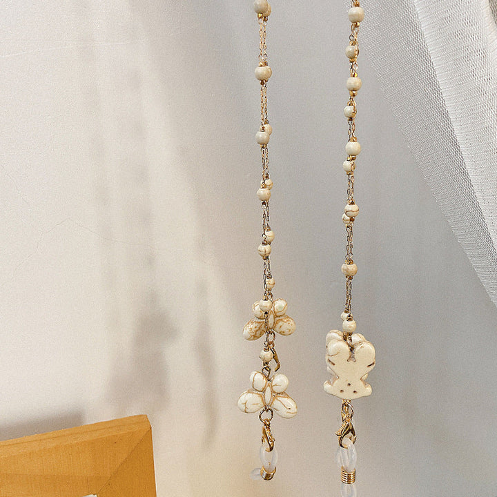 Stylish women's diffuser bead drop earrings. Elegant and functional fashion accessory for aromatherapy.