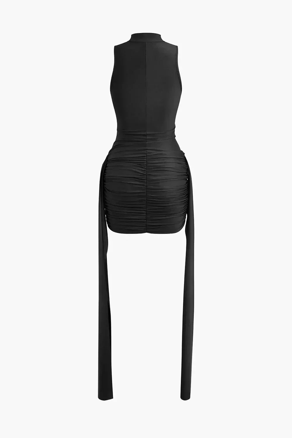 Luxurious women's formal evening dress, a high-slit maxi gown designed for ultimate elegance.