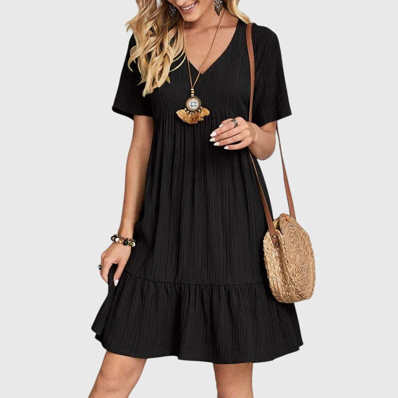 Fashionable elegant women's dress, a flattering and versatile choice for any event.