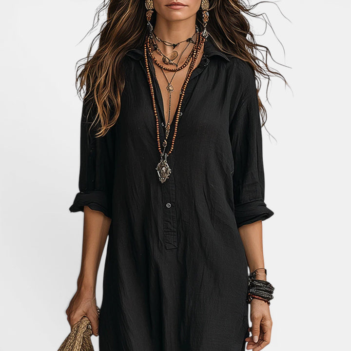 Versatile women's long summer maxi dress, flattering and elegant, perfect for day casual or evening wear.