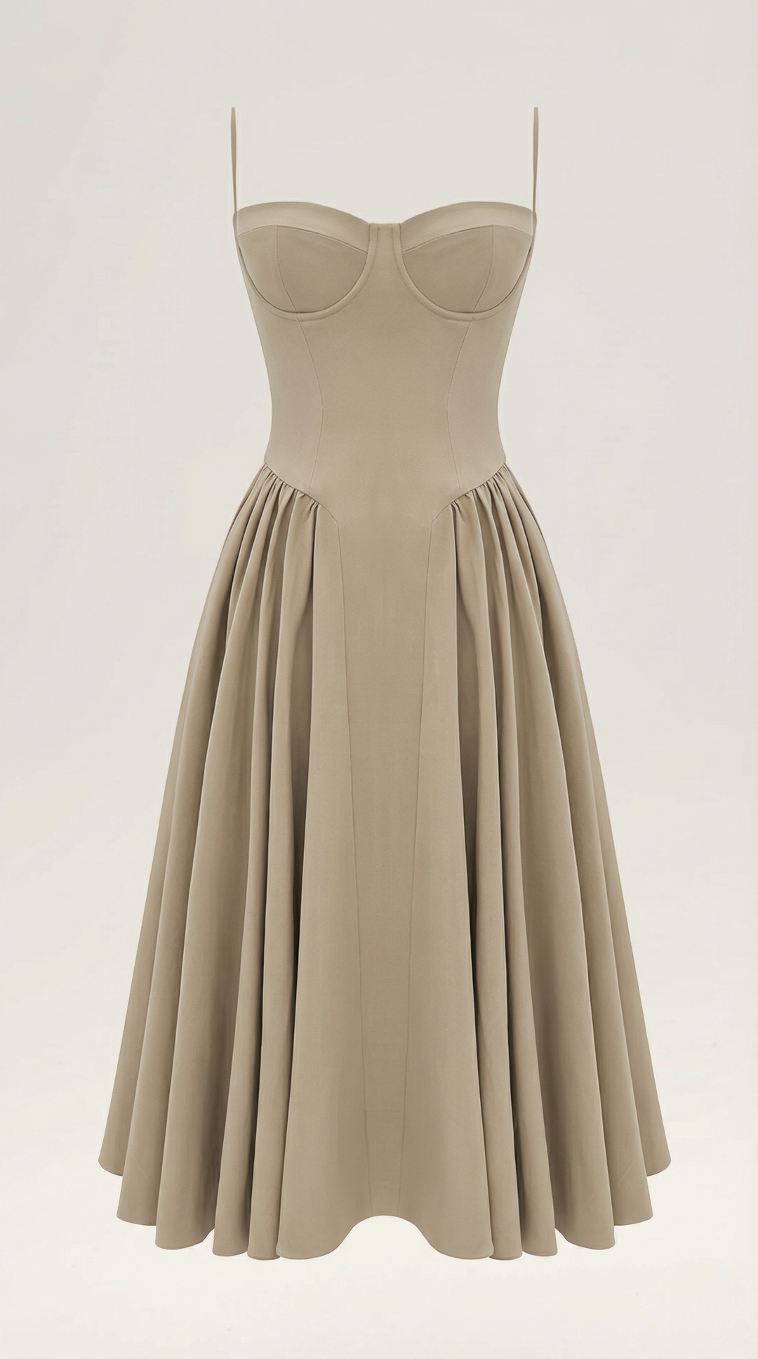 Women's elegant floral corset midi dress, featuring a chic sweetheart neckline and summer vibe.