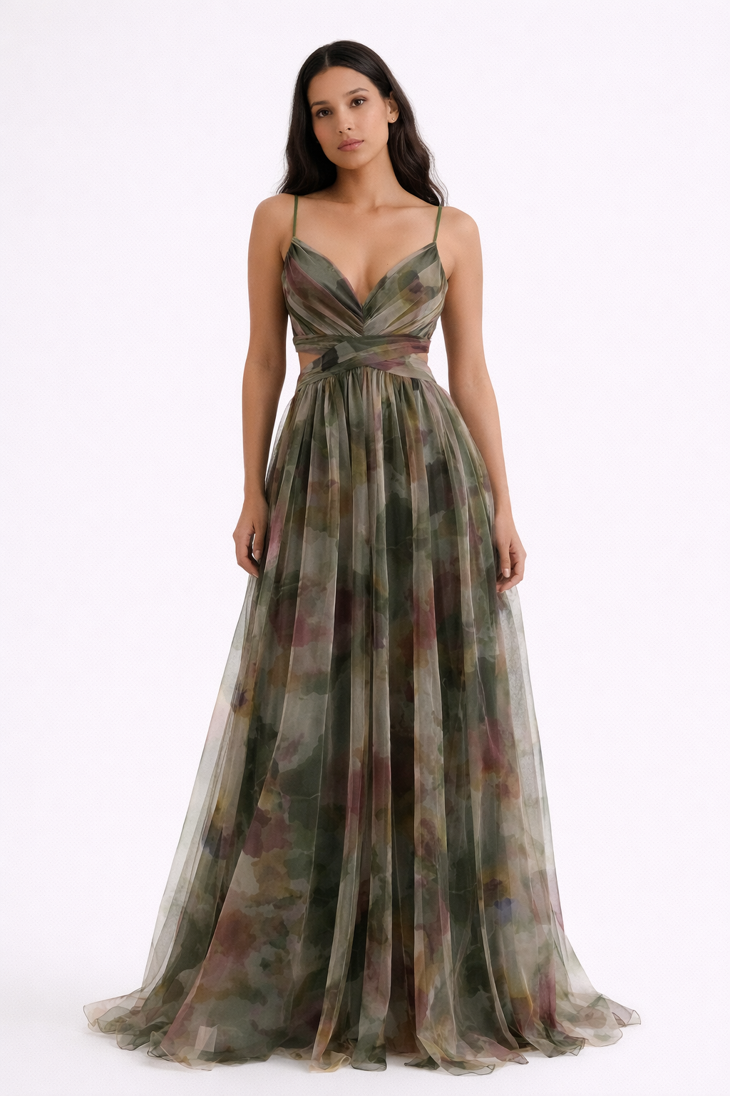 Stunning women's floral occasion wear maxi dress. Ideal for weddings, parties & formal summer events. Elegant style.