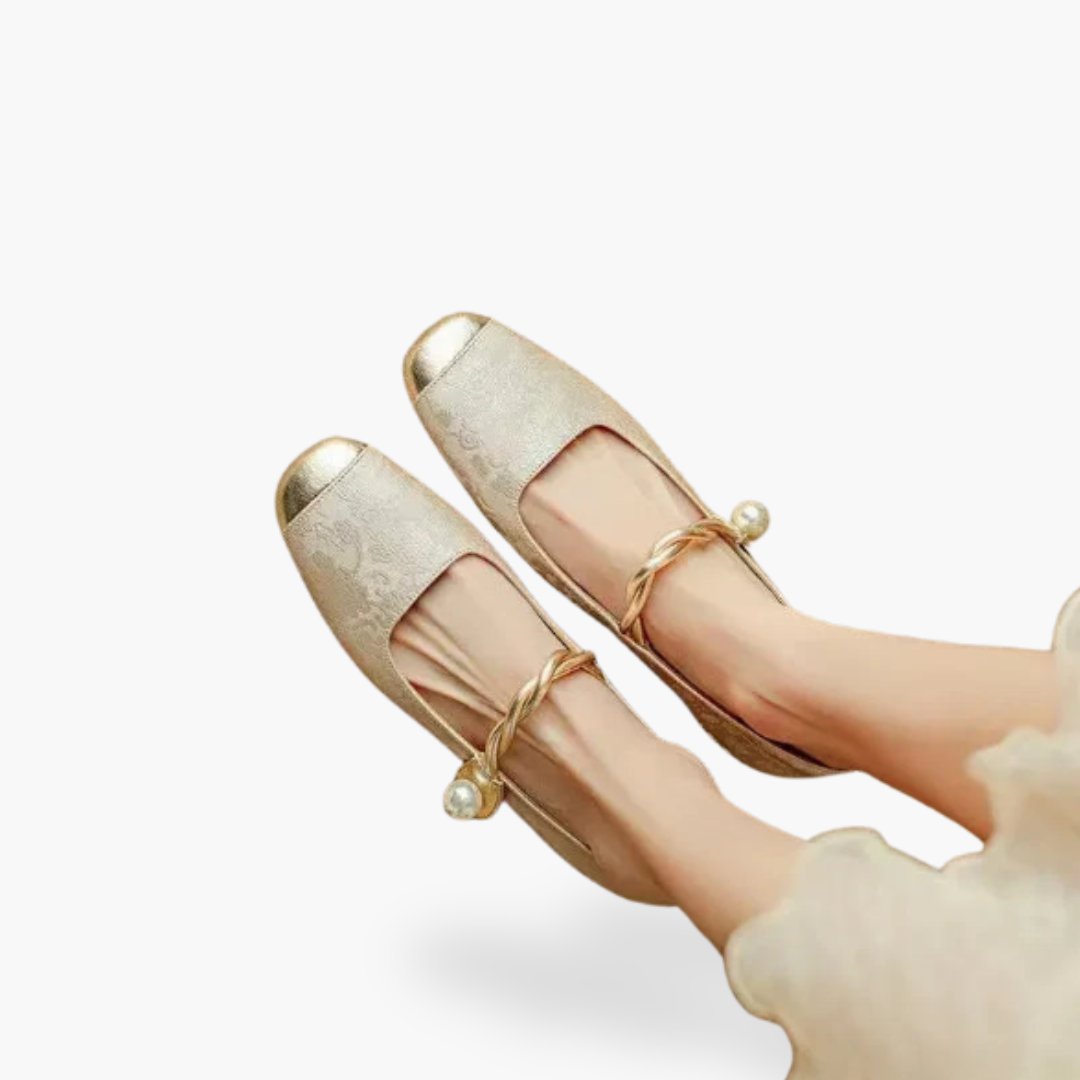Classic black women's Mary Jane flats with strap, designed for elegant style & ultimate all-day comfort.