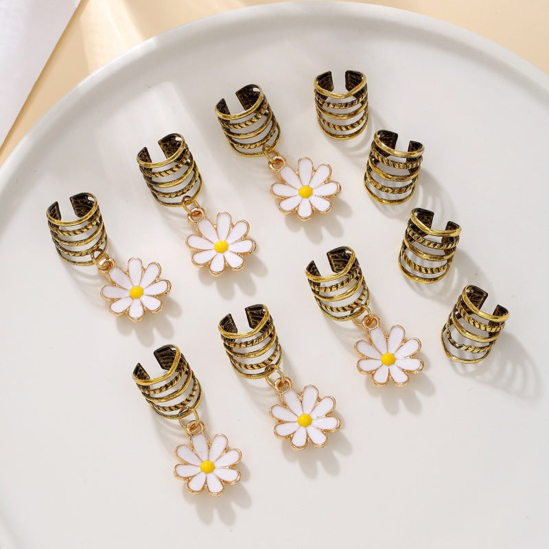 Elegant women's hair clip with unique shell pattern, perfect for chic styling and fashion accessories.