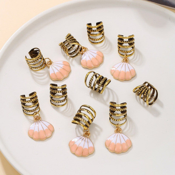 Stylish women's hair clip, elegant shell pattern design, perfect for fashion hair accessories.