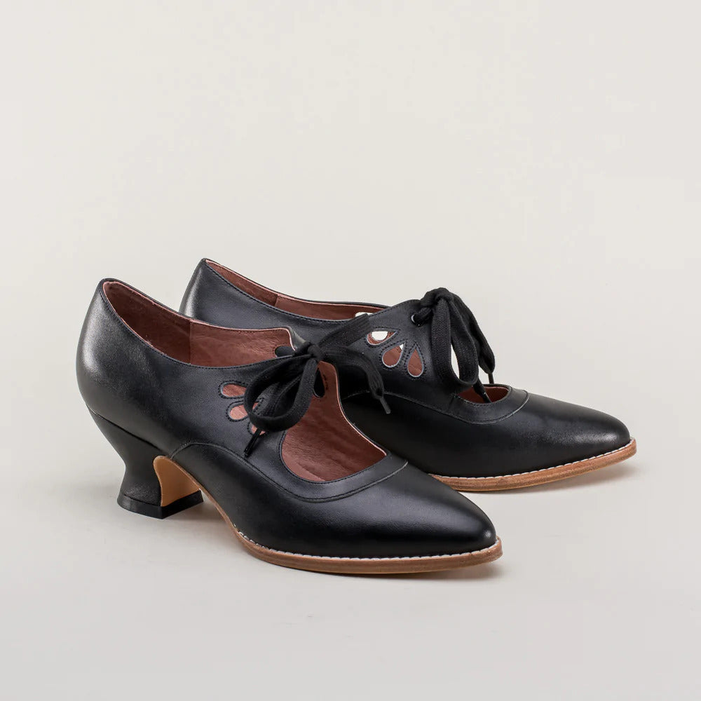 New women's heeled shoes, delivering balanced comfort & chic style for dressy or work outfits.