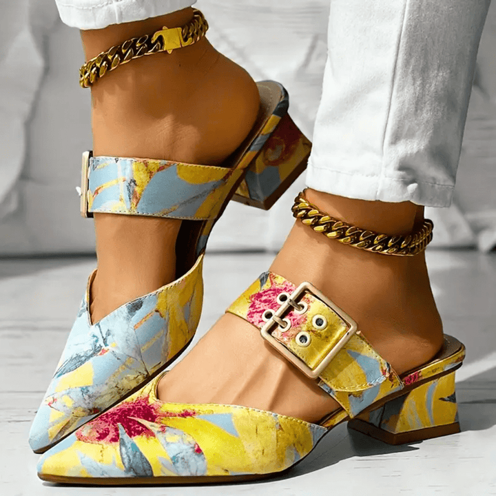 Stylish women's party heels, vibrant and elegant, perfect for making a statement at any event.