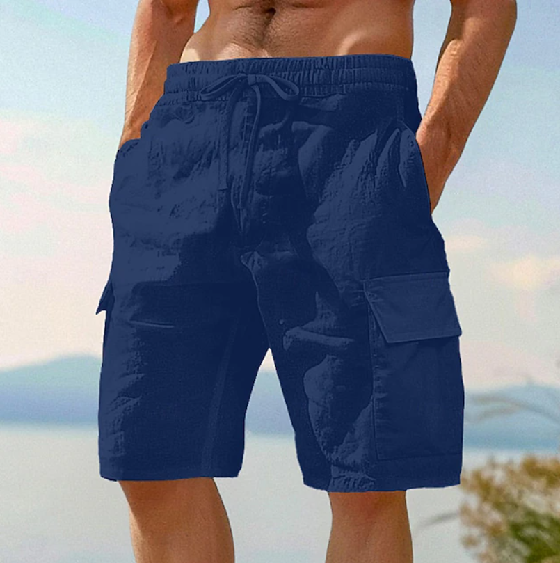 Women's elegant lace shorts, a chic summer apparel option with practical side pockets.