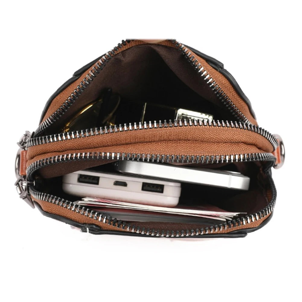 High-quality leather women's shoulder bag, a versatile & elegant everyday fashion accessory.