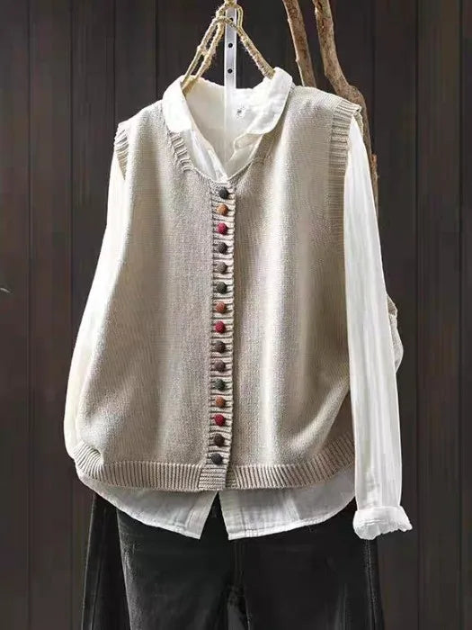 Elegant women's long sleeve open-front cardigan. Perfect for versatile layering & casual chic comfort wear.