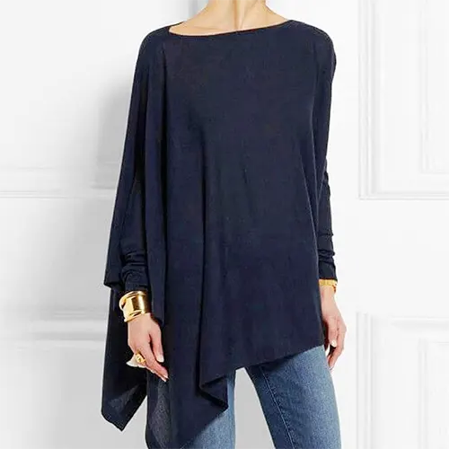 Classic women's long sleeve top, elegant and chic for any occasion. Versatile everyday blouse for fall/winter fashion.