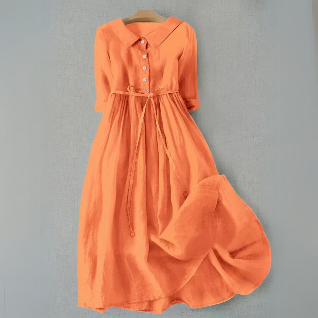 Elegant women's maxi dress for summer. Flattering, comfortable, and versatile fashion.