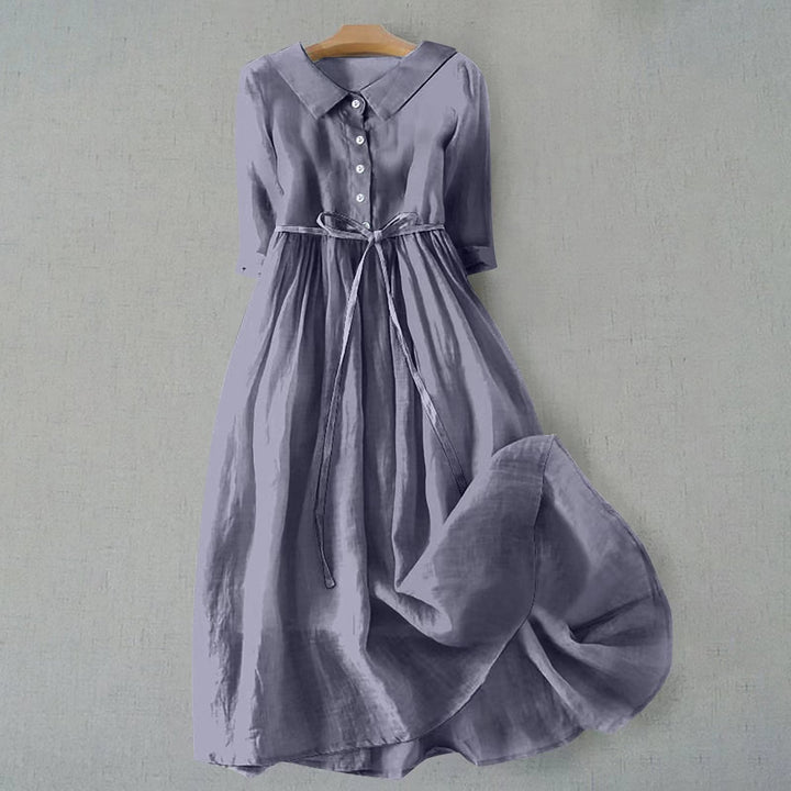 Summer women's maxi dress. Comfortable, relaxed fit with a stylish and elegant design.