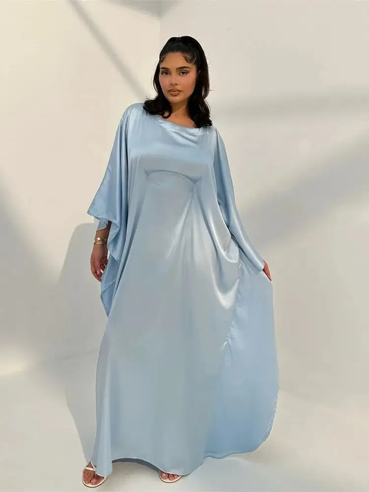 Formal wear women's maxi dress, vibrant & flattering, with spaghetti straps for special occasions.