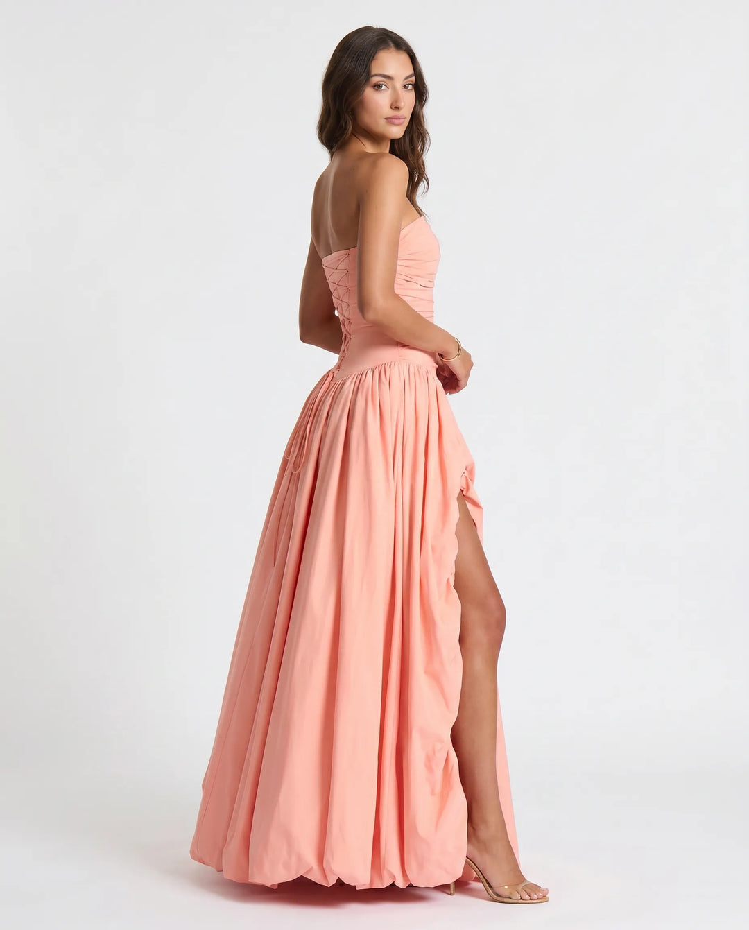 Chic women's statement maxi dress, ideal formal wear for gala events & upscale parties.