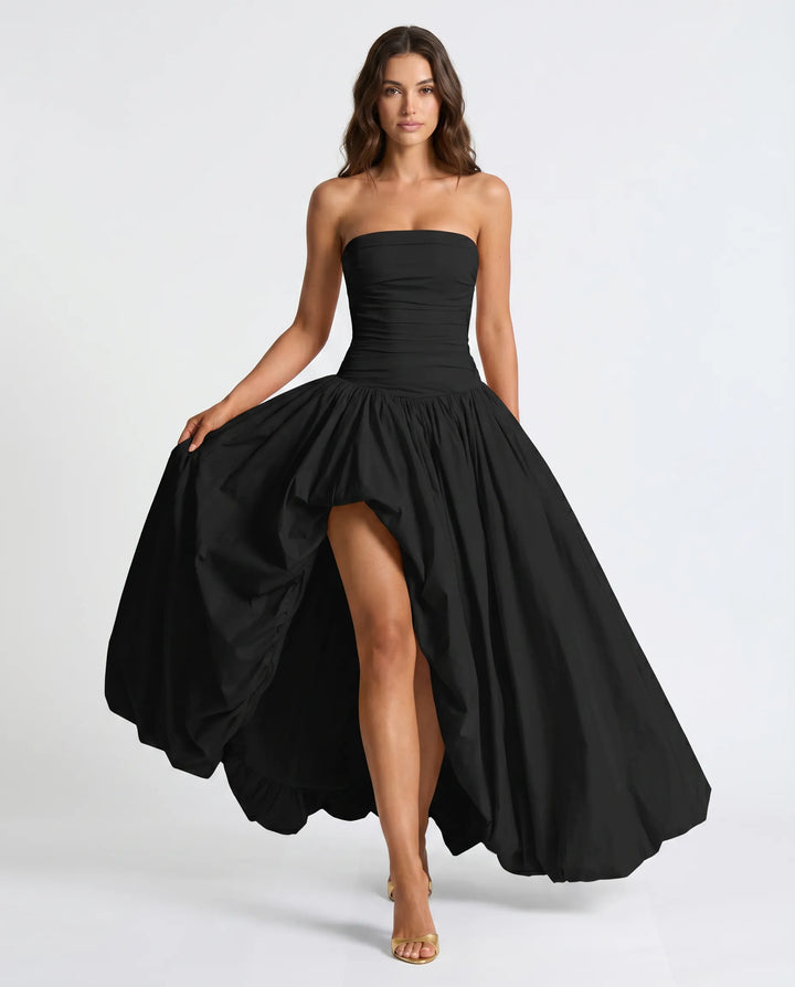 Glamorous women's elegant evening gown, perfect for making a sophisticated statement at any occasion.