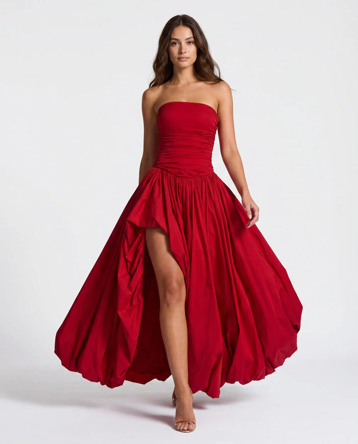 Exquisite women's occasion wear maxi dress, a formal gown designed for sophisticated evening fashion.