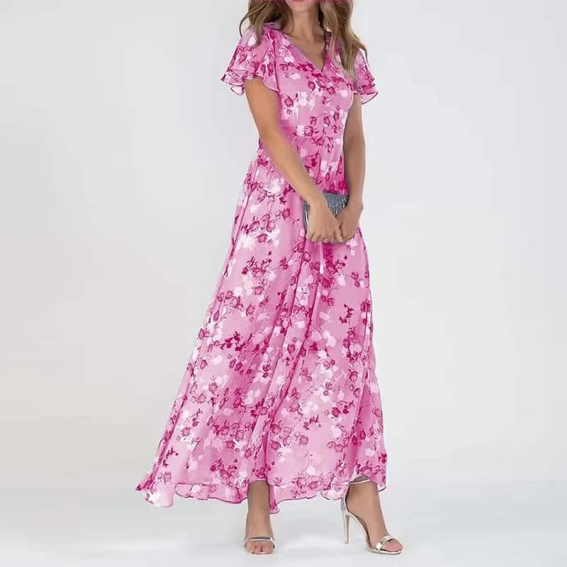 Chic spring/summer midi dress for women, featuring a versatile and elegant design, ideal for any occasion.