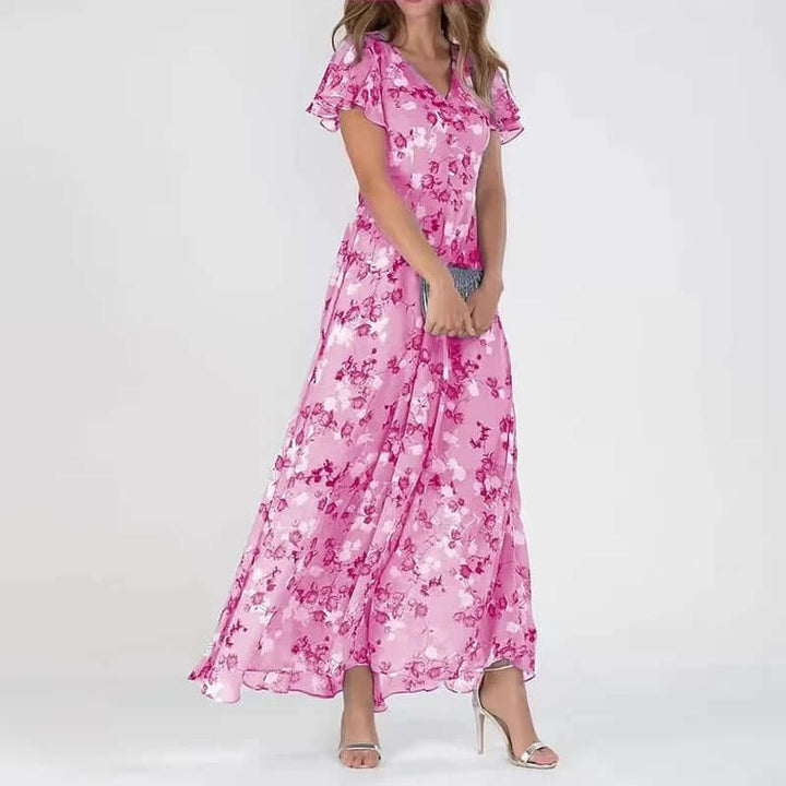 Chic spring/summer midi dress for women, featuring a versatile and elegant design, ideal for any occasion.