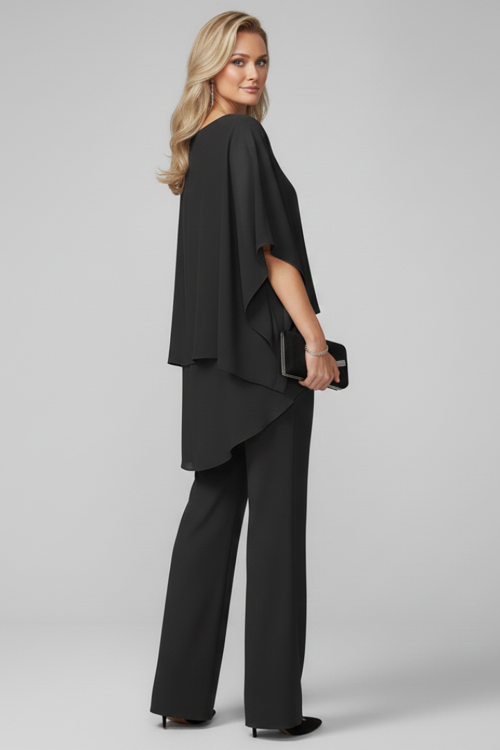 Chic white off-shoulder wide-leg jumpsuit, a versatile women's outfit for elegant summer style.
