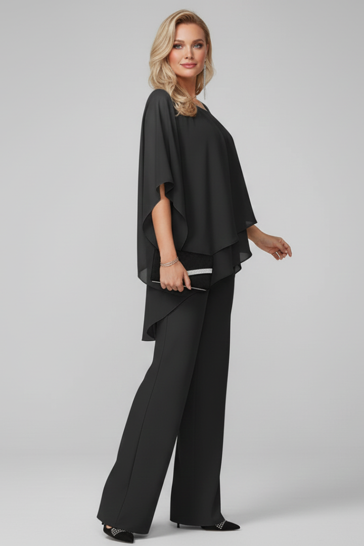 Comfortable blue off-shoulder wide-leg jumpsuit, ideal for women's summer parties or casual elegance.