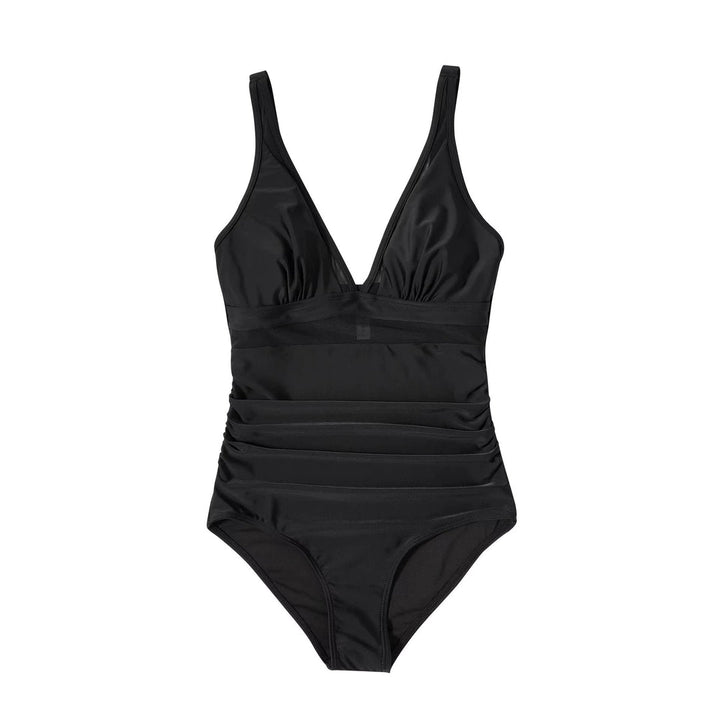 Fashionable women's one-piece swimsuit, with a flattering fit for confident beach and pool adventures.