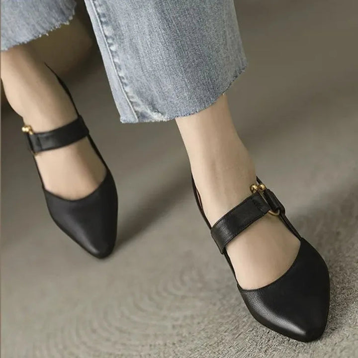 Stylish women's dress heels with an elegant design, offering all-day comfort & orthopedic support for busy feet.