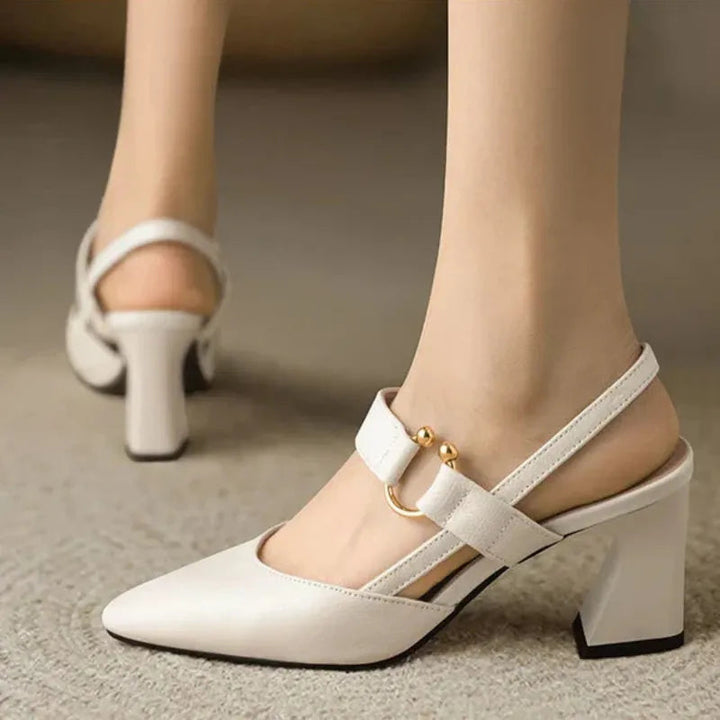 Premium women's orthopedic high heels, offering elegant design, comfortable fit, and all-day support.