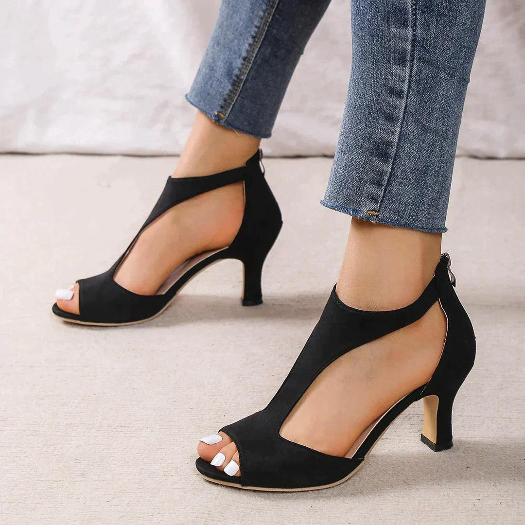Comfortable women's wedge orthopedic sandals with arch support & adjustable strap, ideal for foot health.