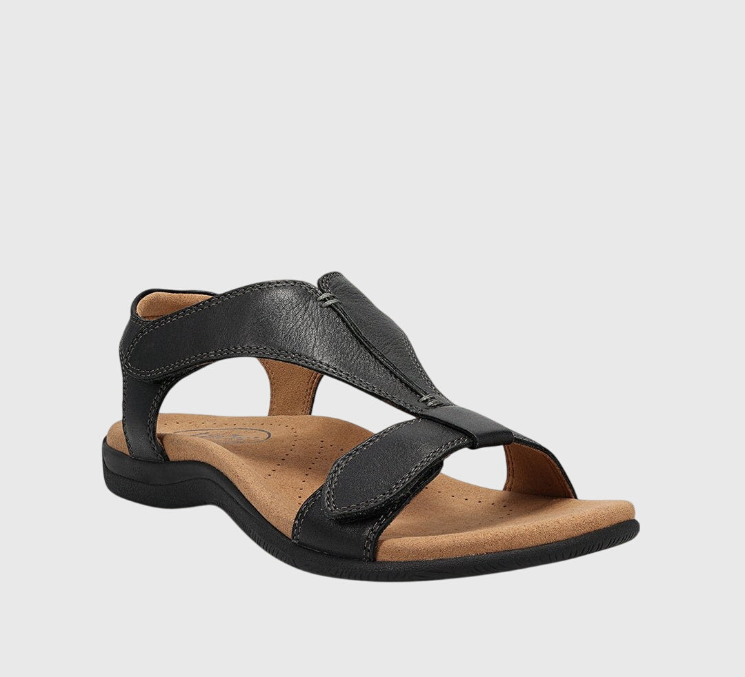 Women's elegant orthopedic summer sandals for all-day comfort, providing essential arch support for daily wear.