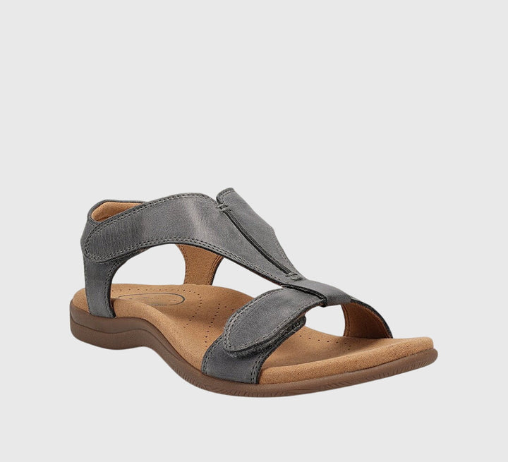 Women's fashion orthopedic sandals with adjustable strap, designed for comfort & foot health. Elegant daily wear.