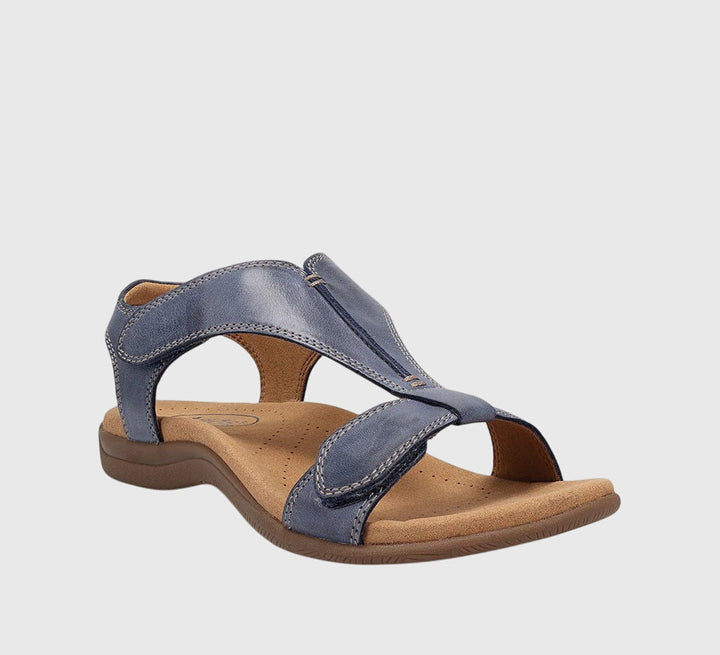 Women's comfort orthopedic sandals with arch support & adjustable strap, stylish for daily summer wear.