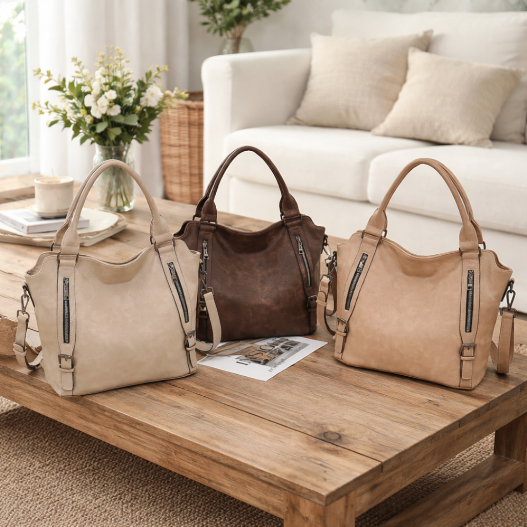 Daily essential women's quilted crossbody bag, a chic faux leather shoulder accessory.