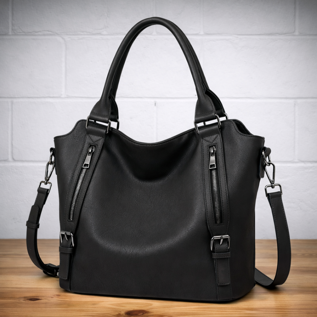 Sophisticated faux leather quilted crossbody bag for women, an elegant fashion statement.