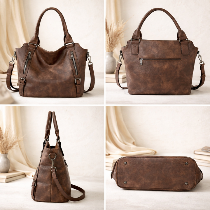 Elegant quilted faux leather crossbody bag with chain strap, a chic women's accessory.