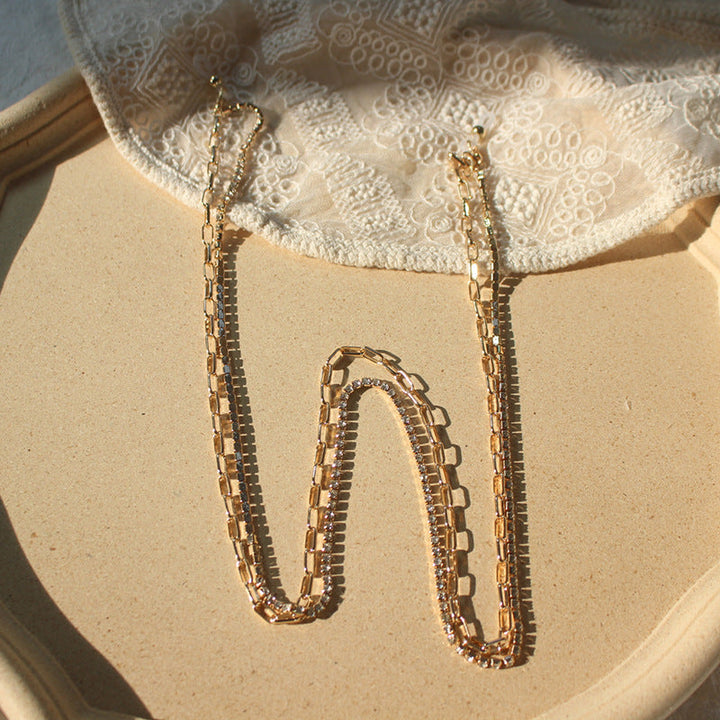 Delicate zirconia jewelry band for women, an elegant metal alloy gift idea that adds a touch of sparkle.
