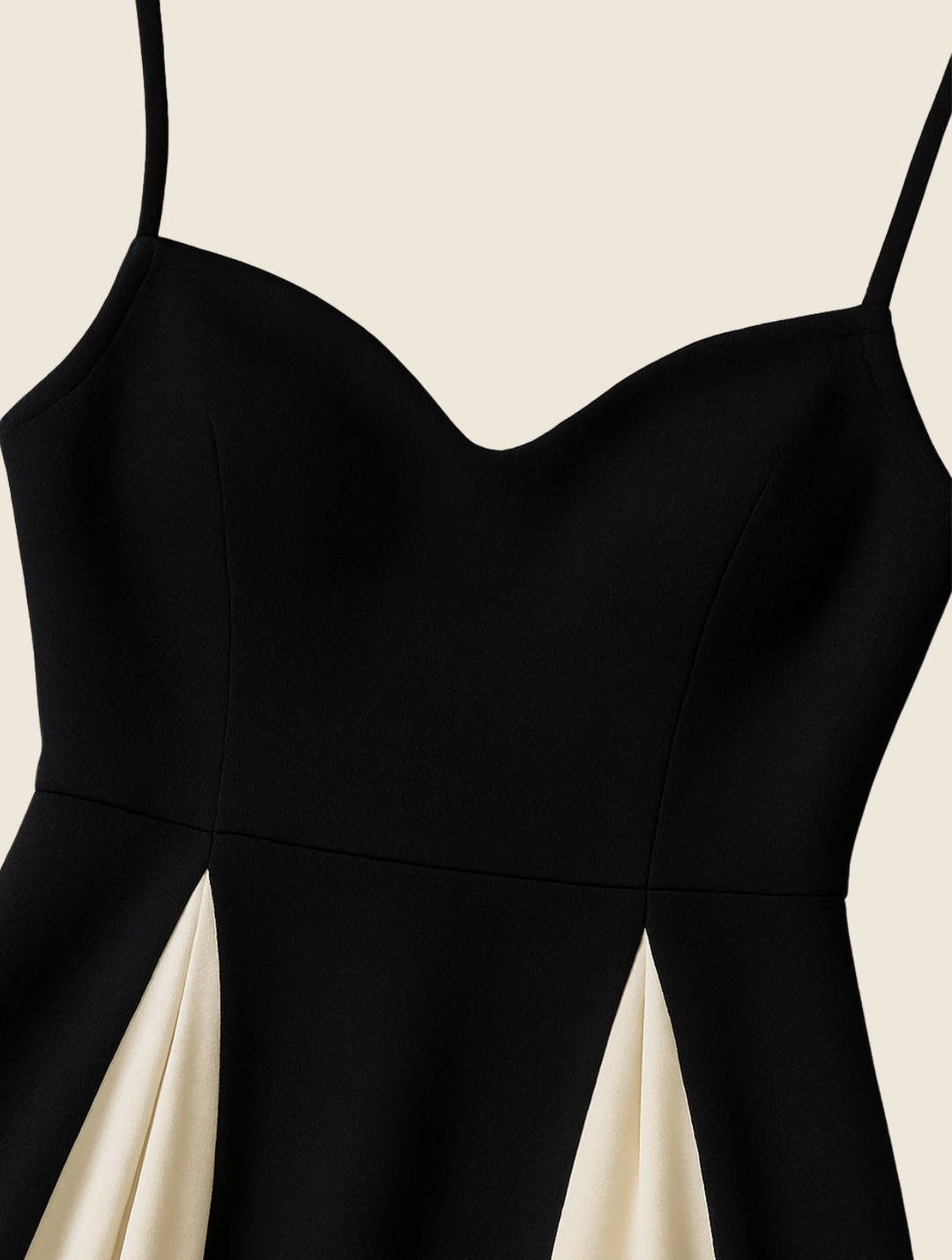 Stunning sleeveless formal maxi dress for women, featuring a chic contrast panel, suitable for evening wear & galas.