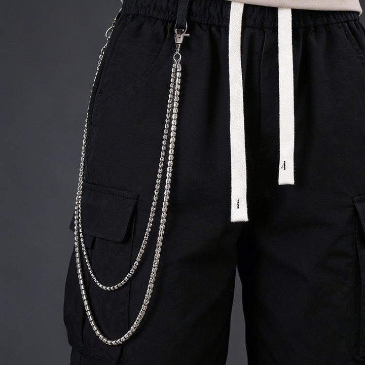 Elegant women's sparkling rhinestone chain accessory, adding glamour & crystal shine to any outfit.