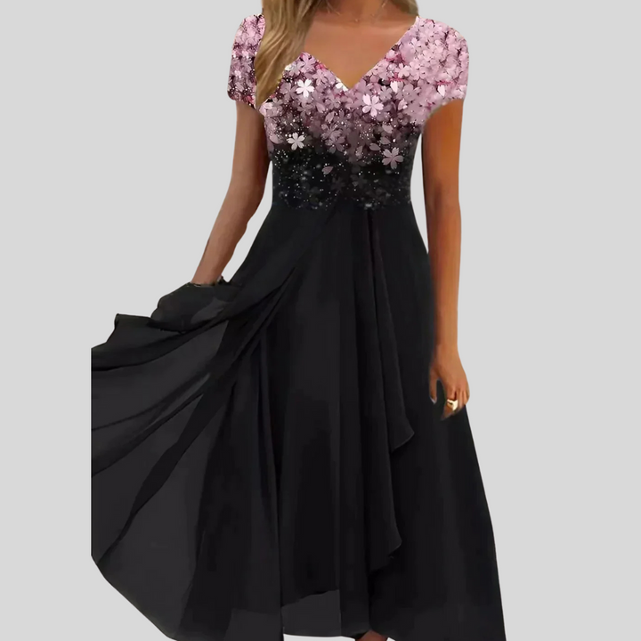 Chic women's elegant dress with a flattering fit, offering comfortable fashion for various occasions. Stylish day-to-night.