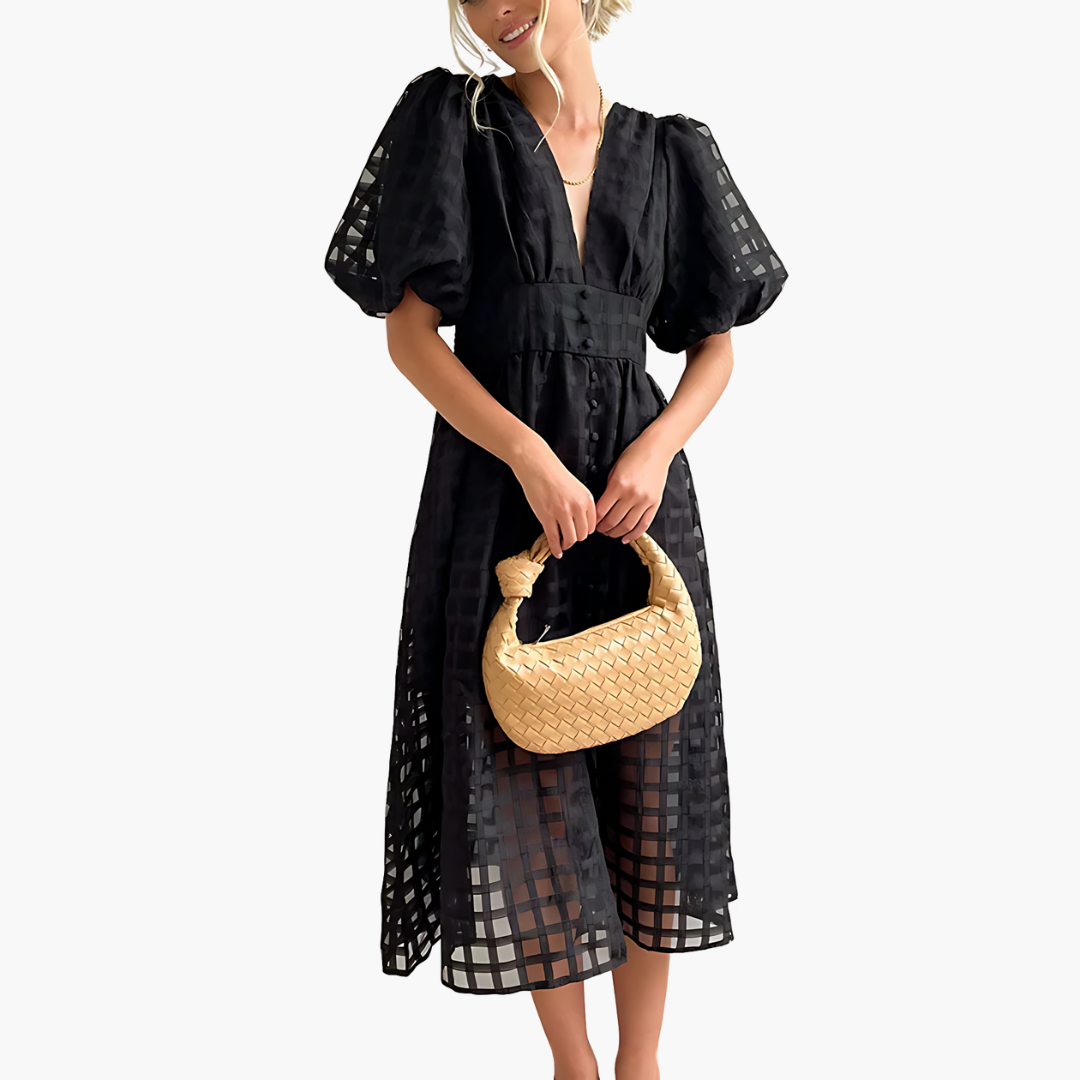 Casual sleeveless midi dress for women, versatile summer style, comfortable and chic.