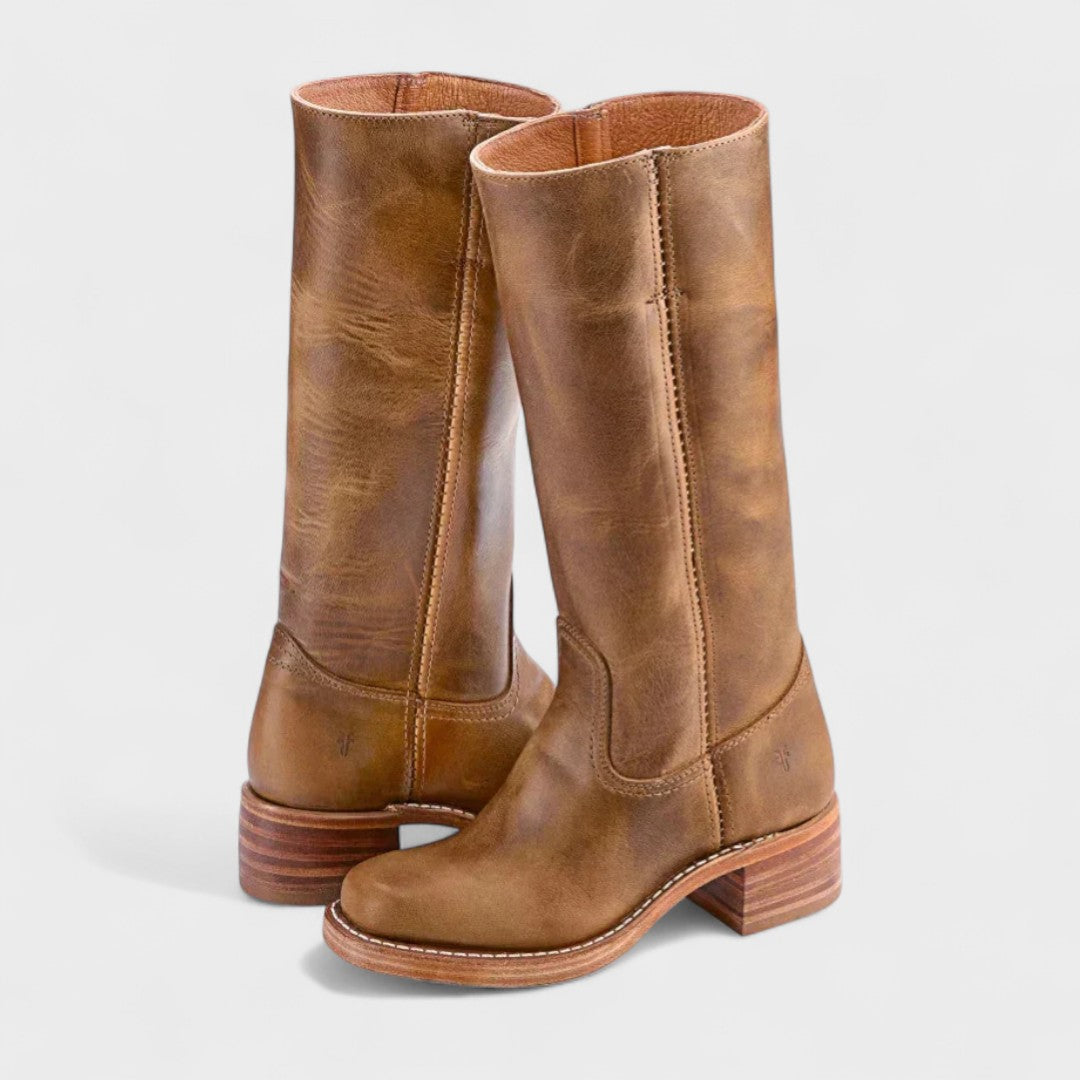 Comfortable women's tall boots, versatile for daily wear. Stylish knee-high design for all-day comfort.