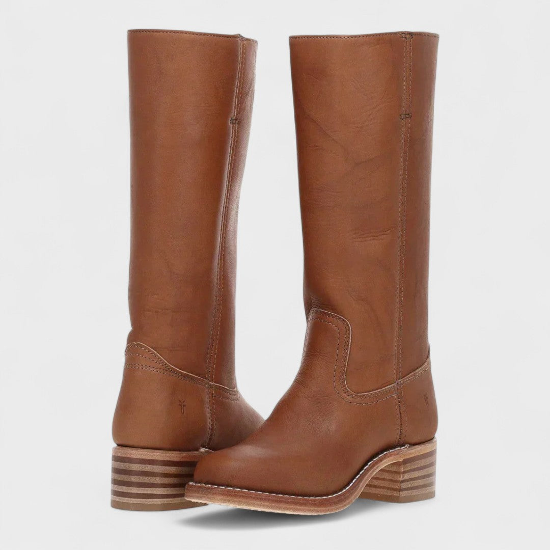 Women's elegant tall boots, knee-high style, offering all-day comfort for versatile fall & winter fashion.